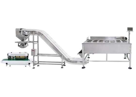 Hand 14 Hoofd Semi Autoverpakkingsmachine voor Zeevruchten
